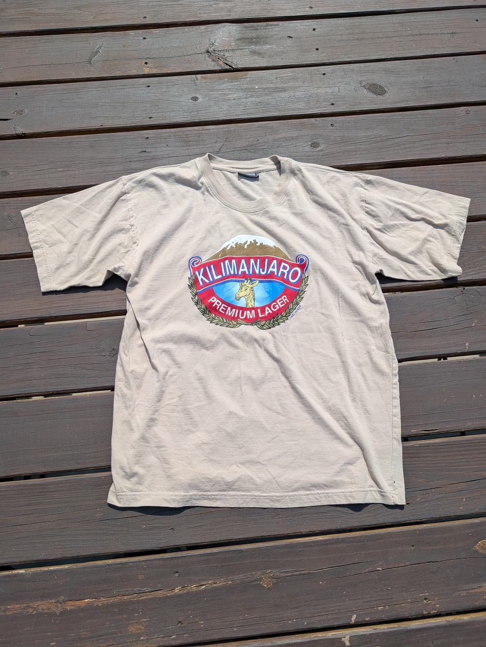 Kilimanjaro Premium Lager Graphic Tee - Beige